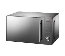 Ramtons RM/458 – Digital Glass Microwave, 700W – 20L -Black & Silver